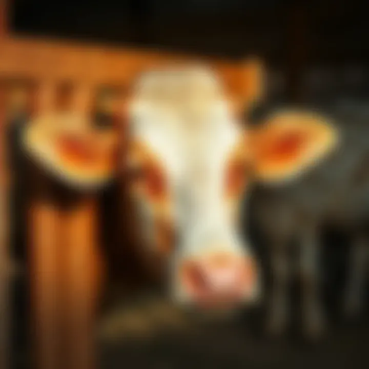 Close-up of a used cow panel demonstrating its durability