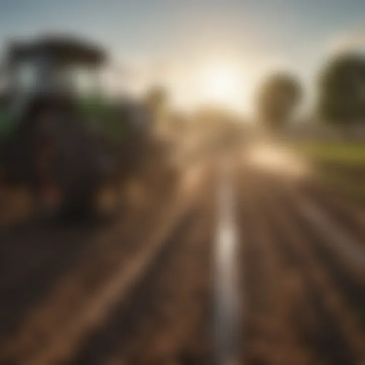 Sustainable farming practices enhanced by irrigation