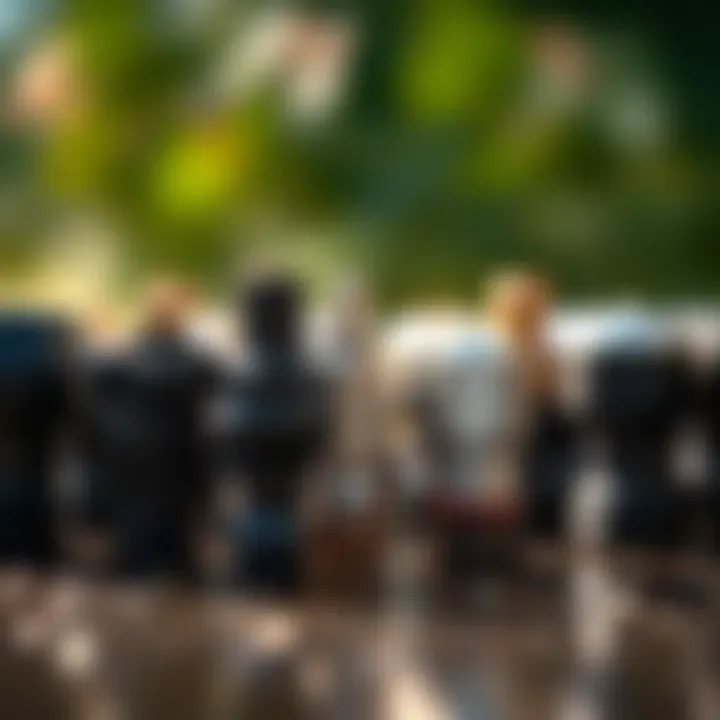 Different types of pressure washer nozzles displayed for comparison