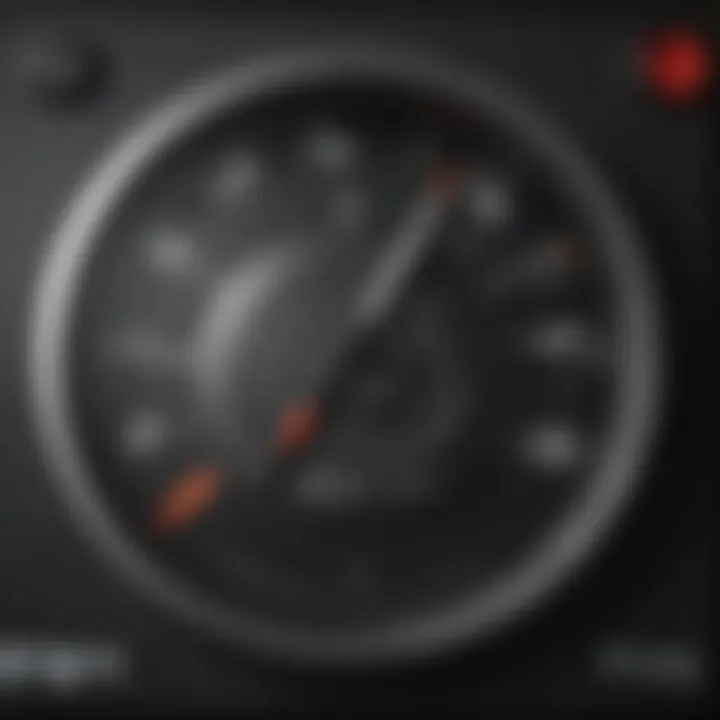 Detailed view of programming features on a Tork timer switch