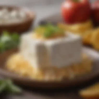 Queso Fresco: A Flavorful Finish Close-up of Queso Fresco crumbled over a vibrant dish