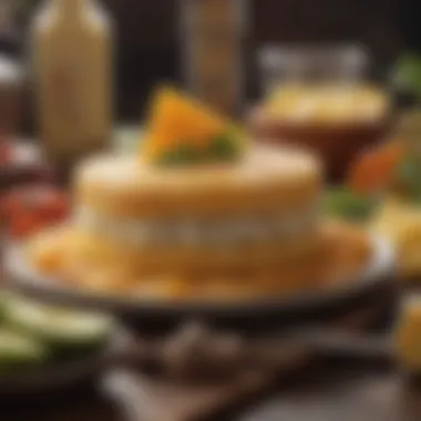 Cheese Elevating Traditional Mexican Cuisine A traditional Mexican dish topped with a variety of cheeses