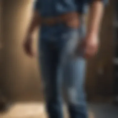 Sustainable Practices in Wrangler Jeans Production An infographic on sustainable practices in denim production