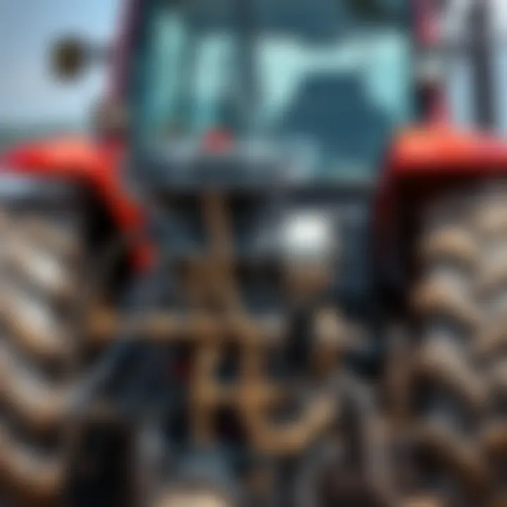 Illustration of Foton tractor hydraulic system highlighting functionality