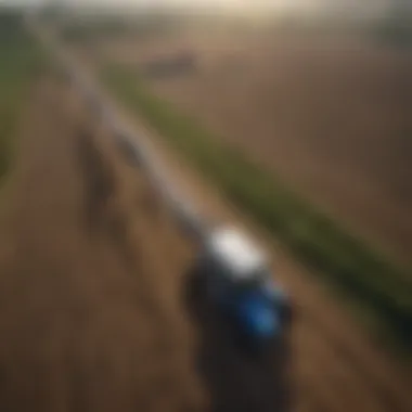 Genie Skylift Transforming Agricultural Landscapes Wide view of agricultural landscape with Genie Skylift