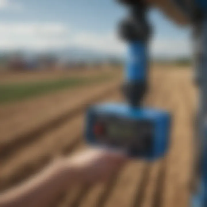 Close-up of Genie Skylift controls