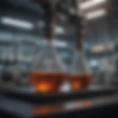 Advanced Laboratory Equipment Modern laboratory equipment used in agricultural chemistry