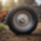 Variety of wheelbarrow tires available at Home Depot