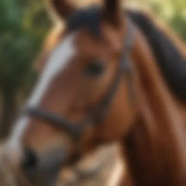 Horse Benefits from Aloe Horse enjoying aloe pellets