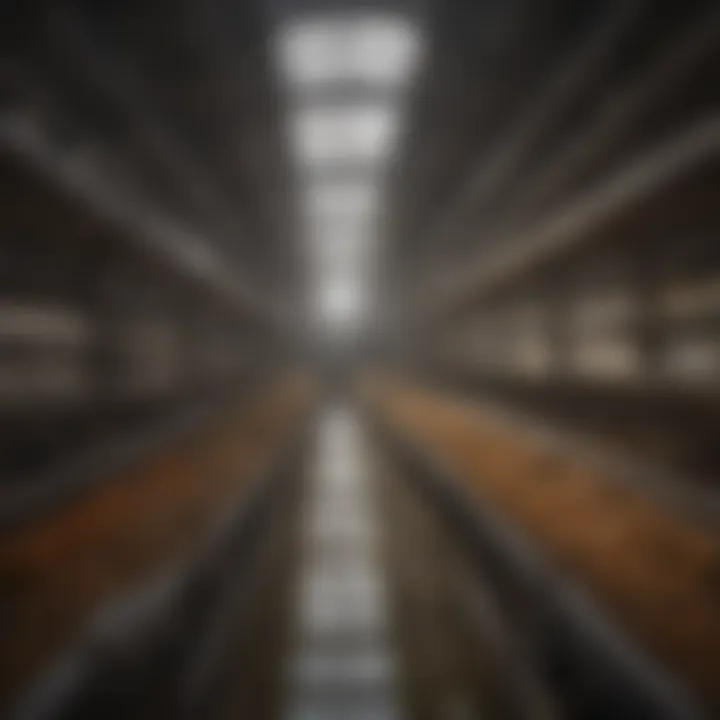 Detailed view of Houle Manure Tank structure