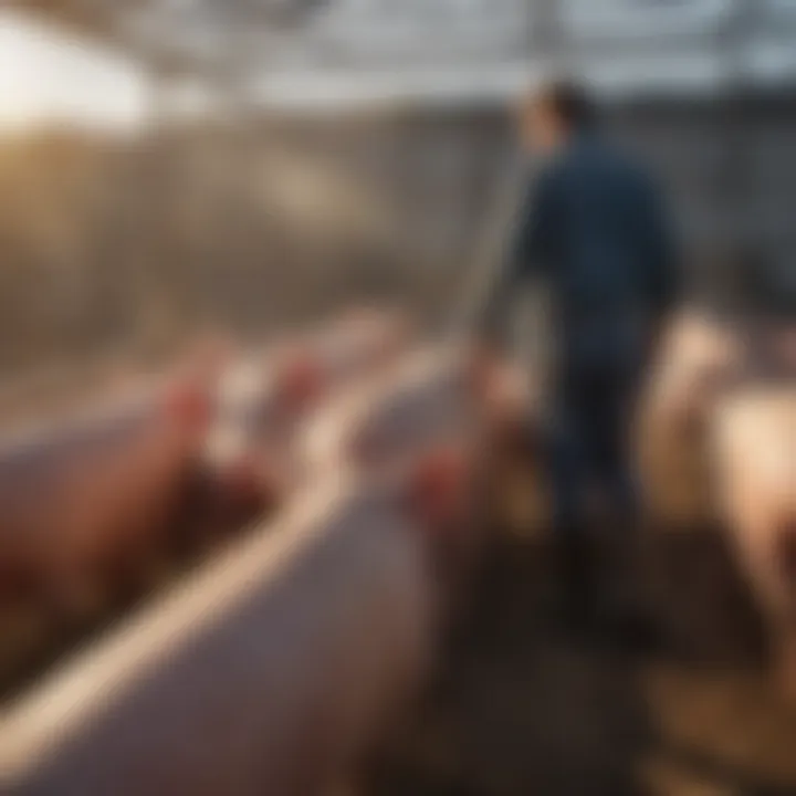 Infographic on best management practices for pig welfare