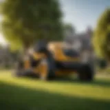 Hustler X One Zero Turn Mower in action on a lush lawn