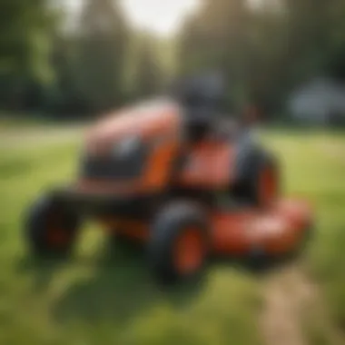 Cutting Deck Design of Hustler X Mower Hustler X One Zero Turn Mower showcasing cutting deck