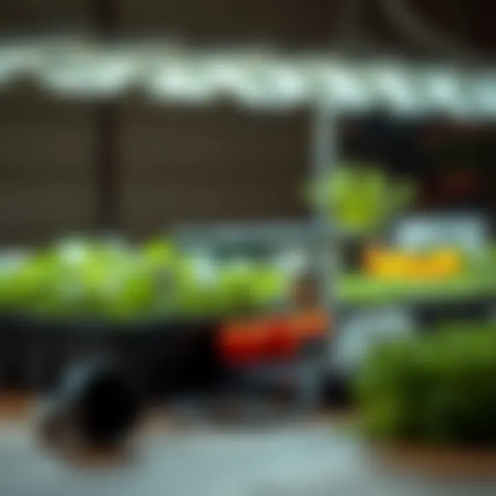 Hydroponics full kit components laid out