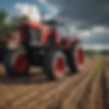 Innovative Equipment for Modern Farming A close-up of innovative farming equipment used by local farmers.