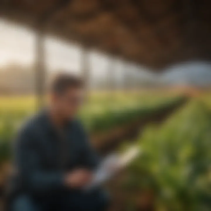 Data analysis in agriculture, using modern technology