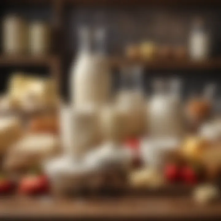 Different types of dairy products suitable for diabetics