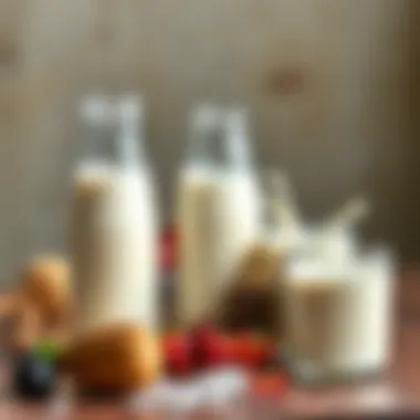 Nutritional breakdown of milk emphasizing key vitamins and minerals