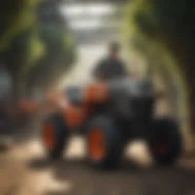 Engaging with Kubota: A Customer's Perspective Happy customer engaging with Kubota dealer