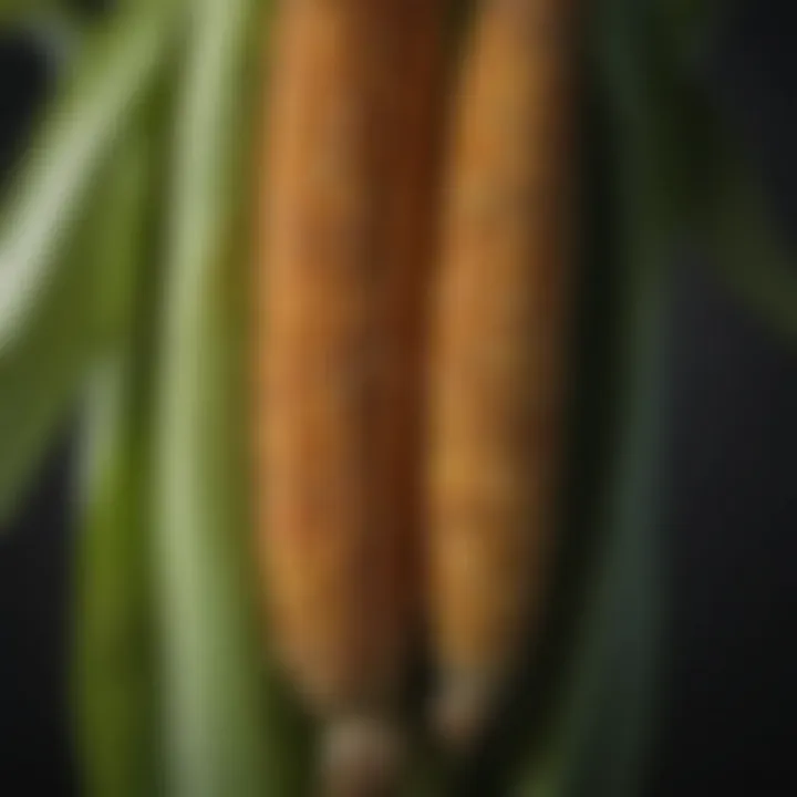 A detailed diagram illustrating the genetic traits of Lancaster Sure Crop Corn.