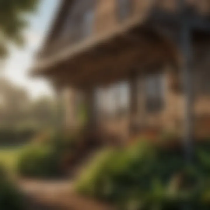 Close-up of unique features found within the property boundaries.