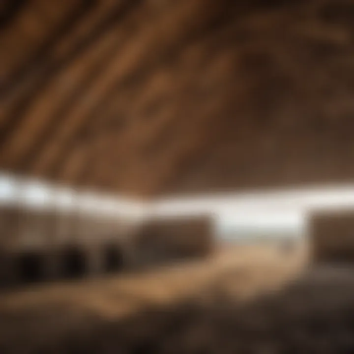 A close-up view of quality materials used in hoop barn construction