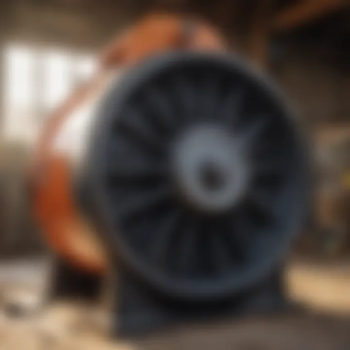 Maintenance protocol for sealed motor drum fans, ensuring longevity