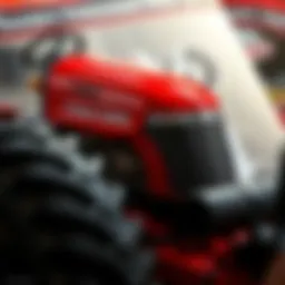 Detailed illustration of a Massey Ferguson parts catalog