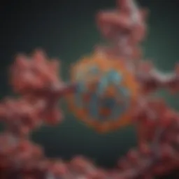 Detailed representation of Merck Optimmune's molecular structure