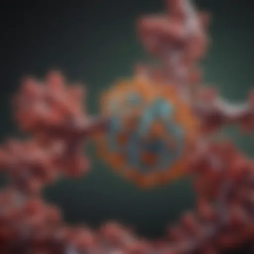 Detailed representation of Merck Optimmune's molecular structure