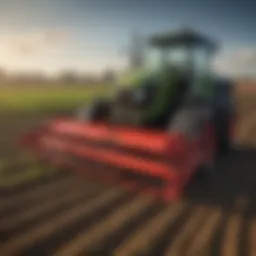 A detailed illustration of the Morris Seeder showcasing its unique design features.