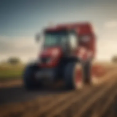 Morris Seeder in Modern Agricultural Practice An operational view of the Morris Seeder in action on a modern farm.