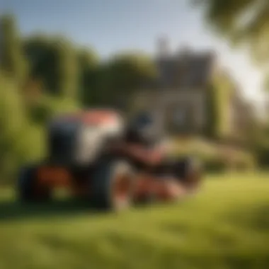 Showcasing Durability of High-Quality Lawn Mowers High-quality lawn mower showcasing durability