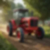 Diverse range of international farm tractors