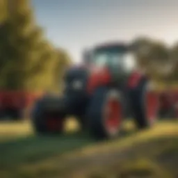 A vast selection of pre-owned tractors showcasing diverse brands and models.