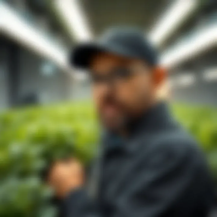 Farmers utilizing NextLight Pro Series for indoor cultivation