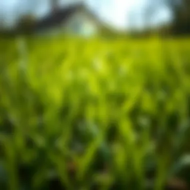 Nutrient-rich fertilizers for lush grass