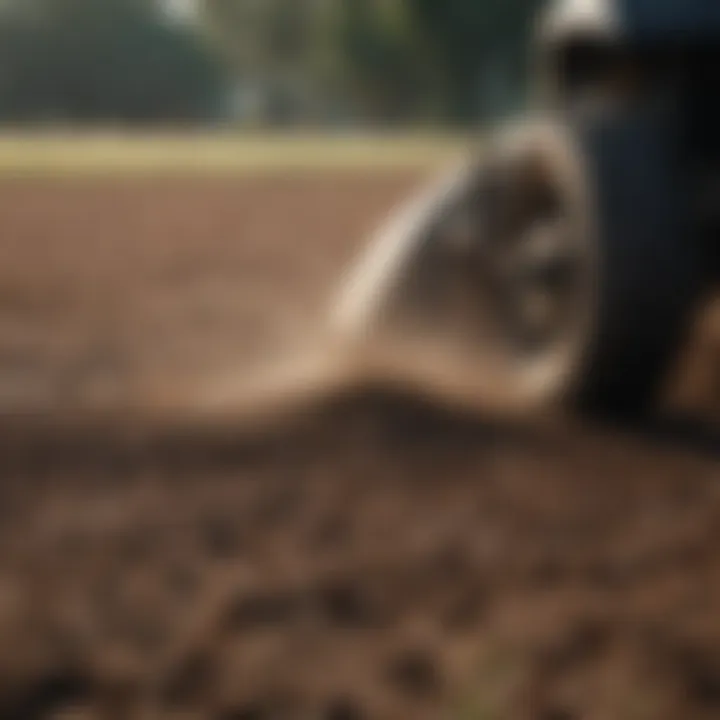 Preparing soil for Bermuda grass seed sowing
