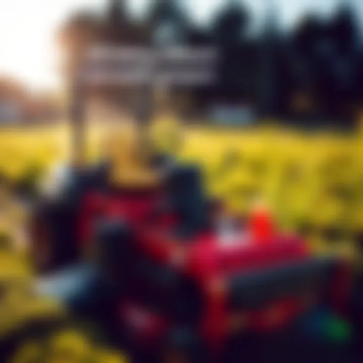 An infographic illustrating the benefits of combining riding mowers with weed sprayers for lawn care