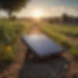 Patriot solar fence charger in a rural setting