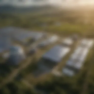 Advancements in Renewable Energy in the Philippines An aerial view of a renewable energy facility in the Philippines