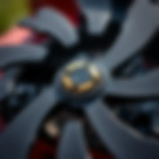 Close-up of Pottinger mower conditioner blades showcasing precision engineering