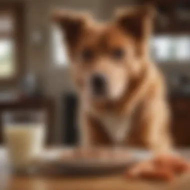 Pet Enjoying Digestive Health Diet Happy pet enjoying a meal from Purina Pro Plan