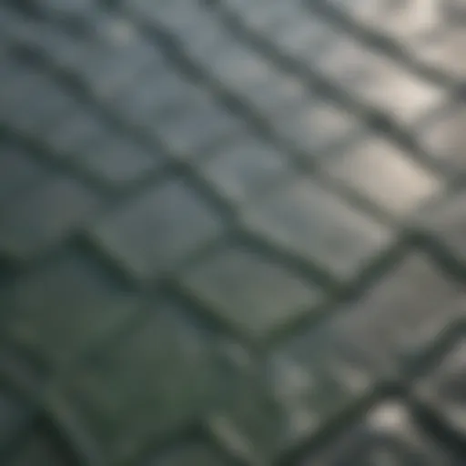Close-up of different plastic materials for greenhouse covers