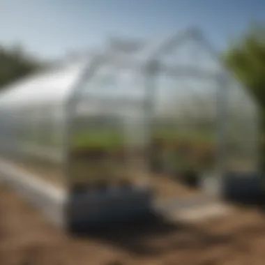 Techniques for Installing Plastic Covers on Small Greenhouses Installation of a plastic cover on a small greenhouse
