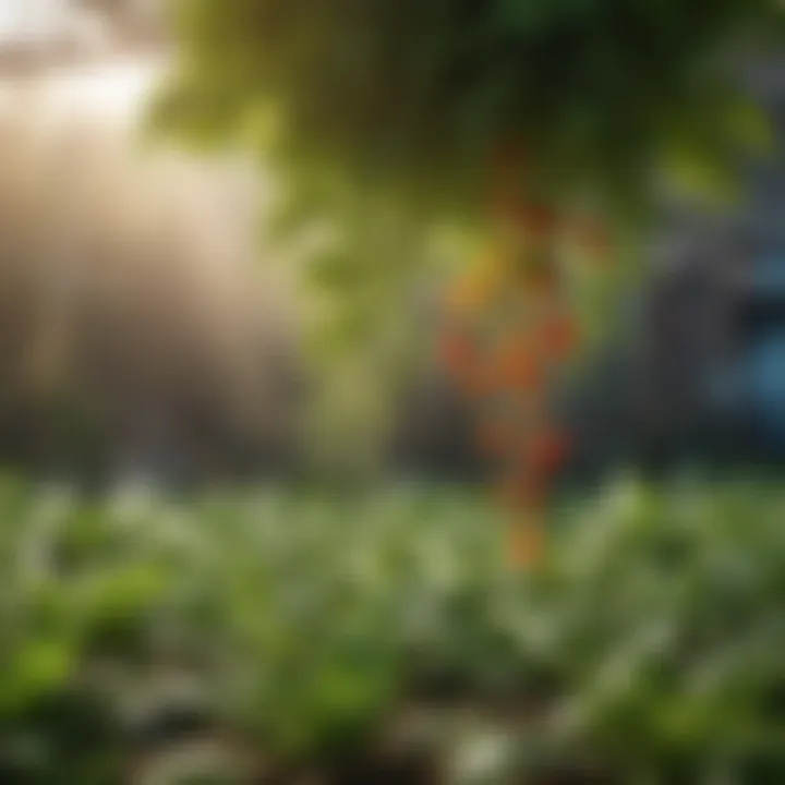 Close-up view of nutrient solutions essential for hydroponic growth