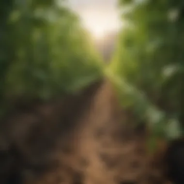 Cyclical Growth: Understanding Crop Lifecycles Illustration depicting the lifecycle of crops in agricultural settings.