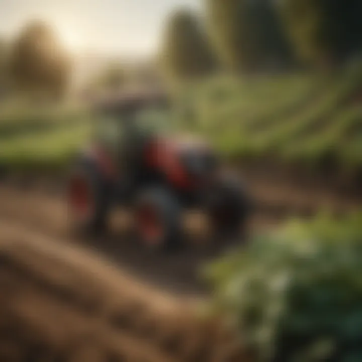 Visual representation of sustainable farming practices through illustrations.