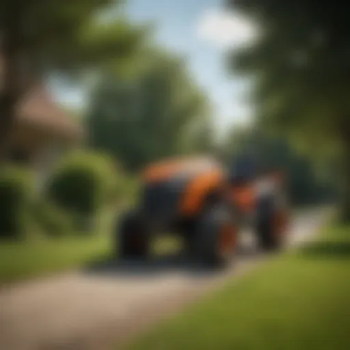 Simplicity Zero Turn Lawn Tractor in action