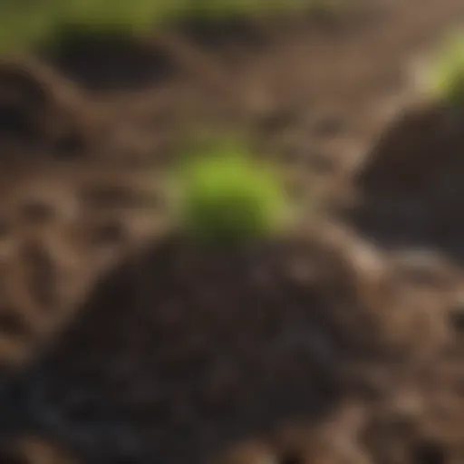Different soil types suitable for grass growth